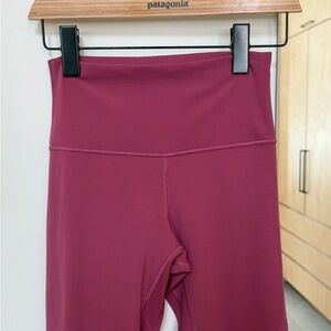 Lululemon Berry Toned High-Waisted Leggings